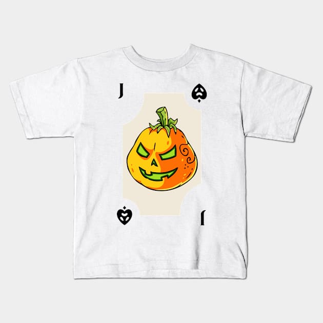 Easy Halloween Playing Card Costume: Jack of Spades Kids T-Shirt by SLAG_Creative